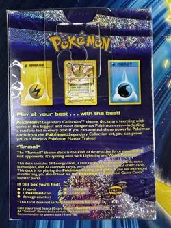 SEALED 2002 Pokemon Turmoil Theme Deck Raichu Legendary Collection - Image 4