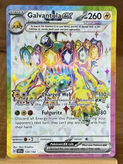 Pokemon TCG Galvantula Ex 159/142 Stellar Crown Double Rare - Image 1