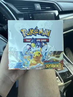 Pokemon TCG Scarlet & Violet Surging Sparks Booster Box New Sealed - Image 1