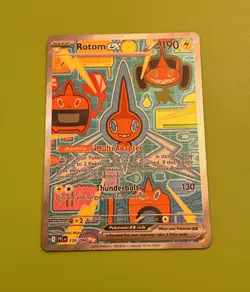 Rotom ex #126 Special Illustration Rare - Phantasmal Flames - Pokemon TCG - Image 1