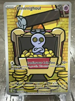 Gimmighoul - 198/182 - SV04: Paradox Rift (PAR) Pokemon TCG Near Mint NM - Image 1