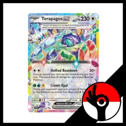 Pokemon TCG: Stellar Crown - 128/142 - Terapagos Ex - Image 1