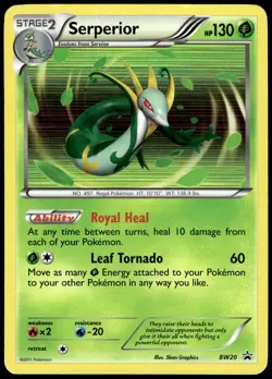 Serperior - BW20 BW20 Holo Promo Black And White Promo Pokemon Holo LP - Image 1