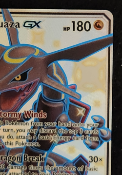 2019 Pokemon Alternative Art Promo Shiny Rayquaza GX #177a/168 EX-NM - Image 3