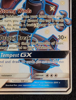 2019 Pokemon Alternative Art Promo Shiny Rayquaza GX #177a/168 EX-NM - Image 4