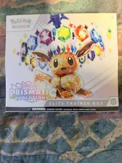 Pokemon TCG Prismatic Evolutions Elite Trainer Box ETB Small Tear - Image 1