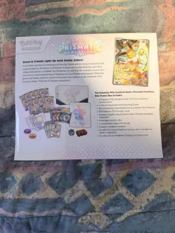 Pokemon TCG Prismatic Evolutions Elite Trainer Box ETB Small Tear - Image 2