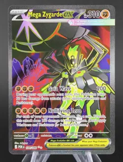 Mega Zygarde ex 104/088 Pokemon Perfect Order Full Art English - Image 1