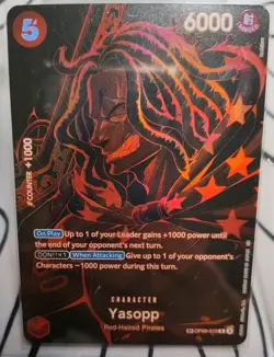 Yasopp SP OP09-013 OP12 Legacy Of The Master One Piece TCG NM English - Image 1