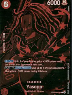 Yasopp (SP) Legacy of the Master Rare tcg #OP09-013 - Image 1