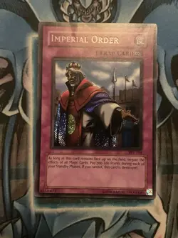 Imperial Order PSV-EN104 Pharaoh's Servant Unlimited Secret Rare Yugioh Card HP - Image 1