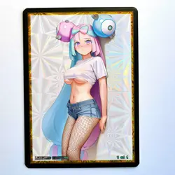 IONO Waifu Anime Card LIMITED 1/1 Custom TCG Holo Goddess Story ACG T14760 - Image 1