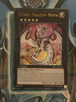 Yugioh! MP Cyber Dragon Nova - SDCR-EN038 - Ultra Rare - 1st Edition - Image 1