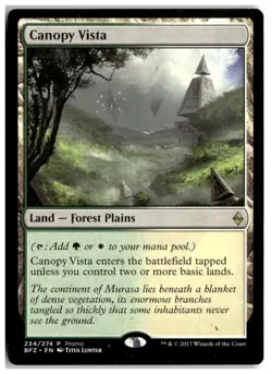 MTG Canopy Vista - Standard Showdown Promos Moderately Played English - Image 1