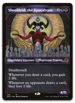 Sheoldred, the Apocalypse (Showcase) #290 (NM) Dominaria United DMU Magic MTG - Image 1