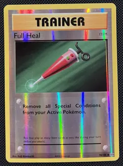 2016 Pokemon Full Heal Reverse Holo 78/108 XY Evolutions MP - Image 1