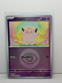 Pokemon Ascended Heroes Clefairy Reverse Holo Energy 074/217 - Image 1