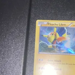 Pokemon Pikachu Libre 30/30 Quick Attack Flying Elekick Basic 80 HP 2016 Card - Image 4