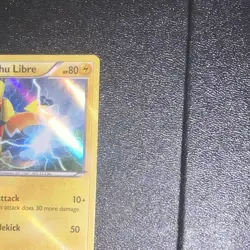 Pokemon Pikachu Libre 30/30 Quick Attack Flying Elekick Basic 80 HP 2016 Card - Image 5