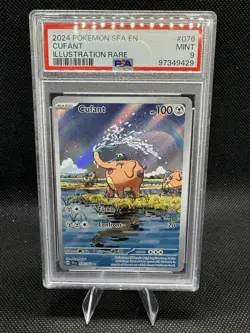2024 Pokemon Shrouded Fable ** CUFANT ** Illustration Rare #76 /64 💎PSA 9💎 - Image 1
