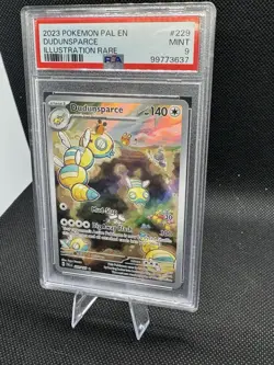 2023 Pokemon Paldea Evolved DUDUNSPARCE Illustration Rare 229/193 PSA 9 - Image 2