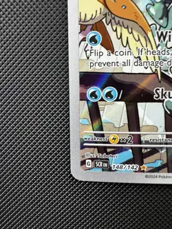 🌟⭐Pokemon TCG Squirtle 148/142 SV07 Stellar Crown Illustration Rare NM⭐🌟 - Image 4