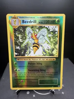 Pokemon TCG XY Evolutions Beedrill 7/108 Reverse Holo Rare NM! - Image 1