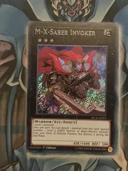 Yugioh! LP M-X-Saber Invoker - BLLR-EN063 - Secret Rare - 1st Edition LP - Image 1