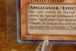 Yugioh Sorcerer of Dark Magic MOV-EN002 Common Limited Edition NM - Image 4