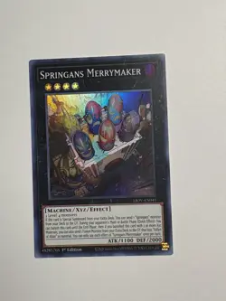 Yu-Gi-Oh! Springans Merrymaker LIOV-EN041 Super Rare 1st Edition Near Mint - Image 1