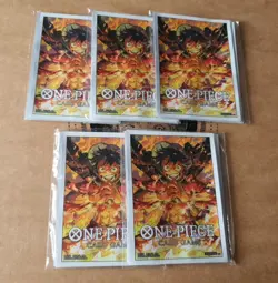 One Piece TCG - Monkey D Luffy Sleeves - New & Sealed (50 Sleeves!) - Image 1