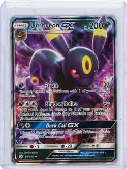 Umbreon GX 80/149 2017 Sun & Moon Base Set Pokemon Card TCG Ultra Rare NM - Image 1
