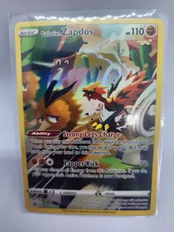 Galarian Zapdos SWSH: Sword & Shield Promo Cards SWSH283 Holo NM - Image 1