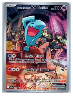 Team Rocket's Wobbuffet Promo SV: Scarlet & Violet Promo Cards 203 NM - Image 1