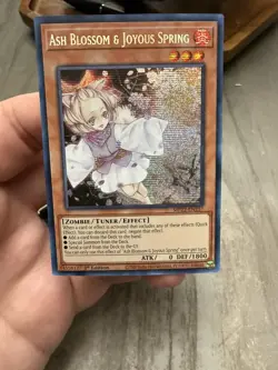 Yu-Gi-Oh! Ash Blossom & Joyous Spring Prismatic Secret Rare Card MP22-EN257 - Image 1