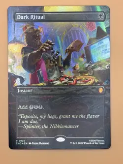 Dark Ritual (Borderless) Commander: Teenage Mutant Ninja Turtles Foil 131 - Image 1