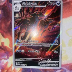 Mightyena 243/217 Illustration Rare English Ascended Heroes Pokemon TCG - Image 1