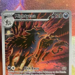 Mightyena 243/217 Illustration Rare English Ascended Heroes Pokemon TCG - Image 2