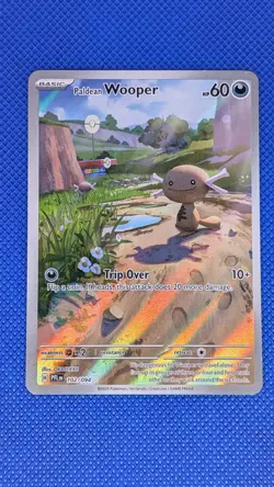 2025 Pokemon Phantasmal Flames Paldean Wooper Illustration Rare #102/094 - Image 1