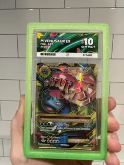 With guard Pokemon XY Evolutions M Venusaur EX Full Art Ace 10 Perfect Subs - Image 1