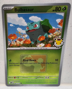 Bulbasaur MEG 001/132 - Pokemon Day 2026 30th stamped - Play! League exclusive - Image 1