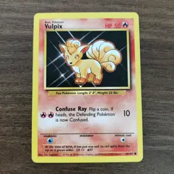 Vulpix 68/102 - LP/MP Base Set - 1999 WOTC Common Pokemon TCG Card - Image 1