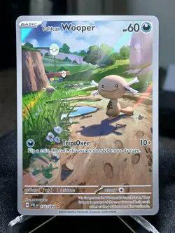 Pokemon Paldean Wooper Me02 102/094 Illustration Rare Holo - Image 1