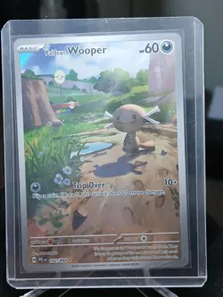 Pokemon Paldean Wooper Me02 102/094 Illustration Rare Holo - Image 3