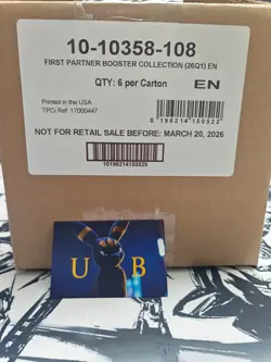 Pokemon TCG | First Partner Illustration Collection: Series 1 | Sealed Case of 6 - Image 1