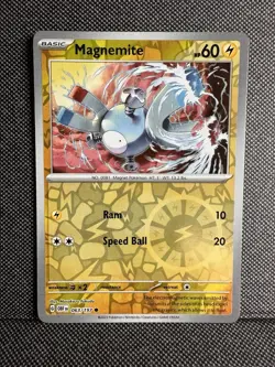 Magnemite #063/197 SV03: Pokemon Obsidian Flames Reverse Holo | NM - Image 1