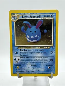 Pokemon TCG Light Azumarill Neo Destiny 13/105 Holo Unlimited Holo Rare - Image 1