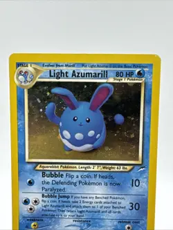 Pokemon TCG Light Azumarill Neo Destiny 13/105 Holo Unlimited Holo Rare - Image 2