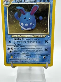 Pokemon TCG Light Azumarill Neo Destiny 13/105 Holo Unlimited Holo Rare - Image 3