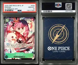 PSA 10 Perona SR Alternate Art OP12-034 2025 ONE PIECE Card Japanese - Image 3